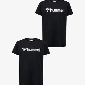 2ER-SET MIT LOGO - Print T-shirt - schwarz 2ER-SET MIT LOGO - Print T-shirt - schwarz