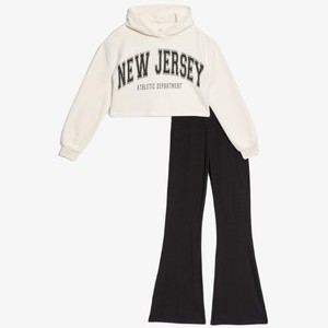 2PC OUTFIT SET - Hoodie - ecru mix