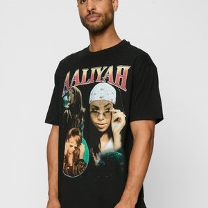 AALIYAH - Print T-shirt - black AALIYAH - Print T-shirt - black