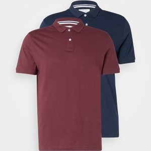 2 PACK - Polo shirt - dark blue/bordeaux 2 PACK - Polo shirt - dark blue/bordeaux