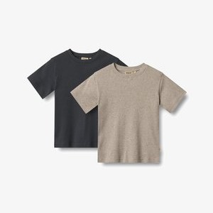 2ER PACK FABIAN - Basic T-shirt - navy 2ER PACK FABIAN - Basic T-shirt - navy