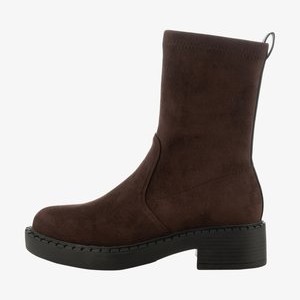 PATTI - Platform ankle boots - braun PATTI - Platform ankle boots - braun