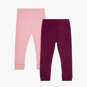 2 PACK - Leggings - Trousers - rose 2 PACK - Leggings - Trousers - rose