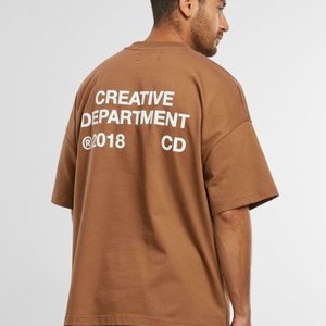 CREATIVE DEPT - Print T-shirt - brown CREATIVE DEPT - Print T-shirt - brown