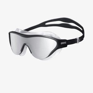 THE ONE MASK MIRROR - Goggles - silver black black THE ONE MASK MIRROR - Goggles - silver black black