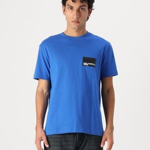 BOX LOGO TEE - Print T-shirt - blue BOX LOGO TEE - Print T-shirt - blue