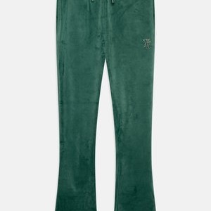 DIAMANTE BOOTCUT - Tracksuit bottoms - posy green DIAMANTE BOOTCUT - Tracksuit bottoms - posy green