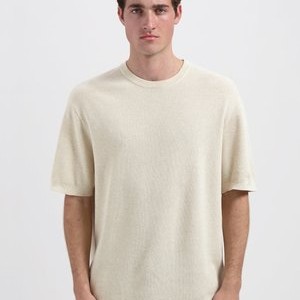 WAFFLE - Basic T-shirt - sand WAFFLE - Basic T-shirt - sand