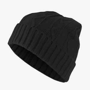 CABLE FLAP - Beanie - black