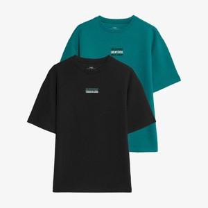 2PACK - Print T-shirt - black mix 2PACK - Print T-shirt - black mix