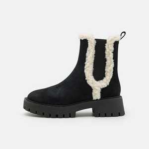 ASHER FLAT BOOTIE - Platform ankle boots - black ASHER FLAT BOOTIE - Platform ankle boots - black