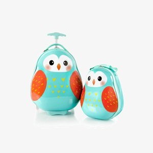 SET - Wheeled suitcase - owl SET - Wheeled suitcase - owl