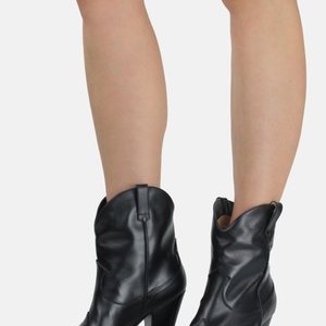 TEXAS - Cowboy/biker ankle boot - vitello nero TEXAS - Cowboy/biker ankle boot - vitello nero