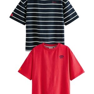 2PACK - Print T-shirt - red