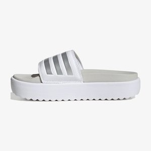 ADILETTE PLATFORM - Pool slides - ftwr whitezero metgrey one