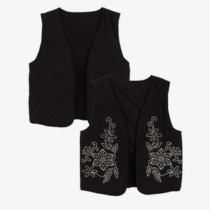 2 PACK - Waistcoat - black