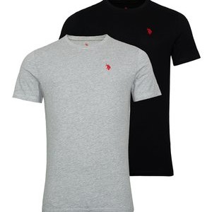 2 PACK - Basic T-shirt - grau