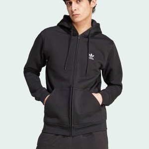Zip-up sweatshirt - black Zip-up sweatshirt - black