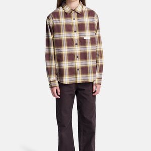 ALL SEASON - Button-down blouse - java  plaid