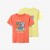 2 PACK - Print T-shirt - orange/yellow
