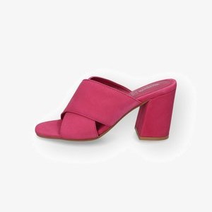 Heeled mules - pink