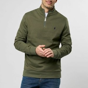 CLEMENT HALF-ZIP - Sweatshirt - beetle CLEMENT HALF-ZIP - Sweatshirt - beetle