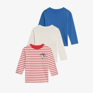 3PK APPLE STRIPE/PLAINS - Long sleeved top - red mix