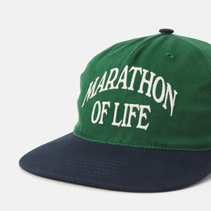 MARATHON UNISEX - Cap - dark green/dark blue