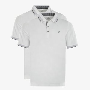 2ER PACK - Polo shirt - weiß 2ER PACK - Polo shirt - weiß
