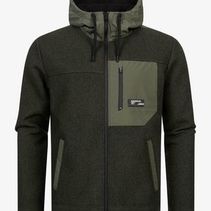BRODNEY - Fleece jacket - dark olive BRODNEY - Fleece jacket - dark olive