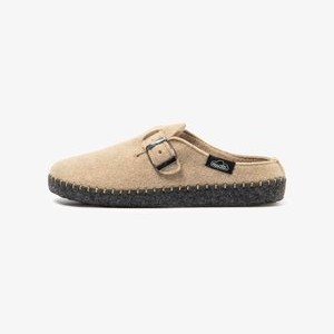 DE CASA BELT - Slippers - beige DE CASA BELT - Slippers - beige