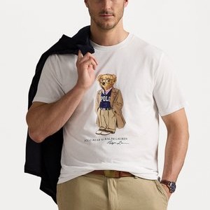 POLO BEAR JERSEY T-SHIRT - Print T-shirt - white POLO BEAR JERSEY T-SHIRT - Print T-shirt - white