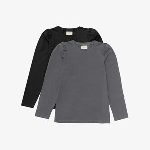 2-PACK - Long sleeved top - iron grey 2-PACK - Long sleeved top - iron grey