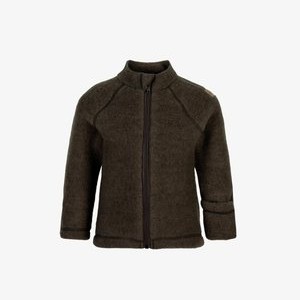 Fleece jacket - dark brown melange Fleece jacket - dark brown melange