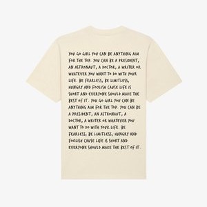 YOU GO GIRL BACK HEAVYWEIGHT - Print T-shirt - off-white YOU GO GIRL BACK HEAVYWEIGHT - Print T-shirt - off-white