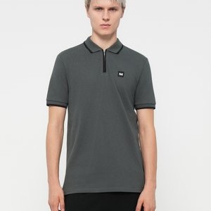 MONTI - Polo shirt - cyclone/black MONTI - Polo shirt - cyclone/black