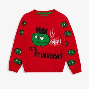 XAMS STINKMAS - Jumper - red XAMS STINKMAS - Jumper - red