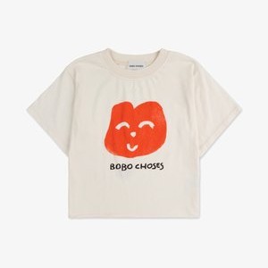JOYFUL FACE - Print T-shirt - off white JOYFUL FACE - Print T-shirt - off white