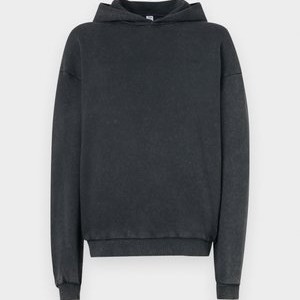 BOXY HOODIE UNISEX - Sweatshirt - black BOXY HOODIE UNISEX - Sweatshirt - black