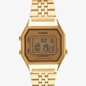 Digital watch - gold-coloured
