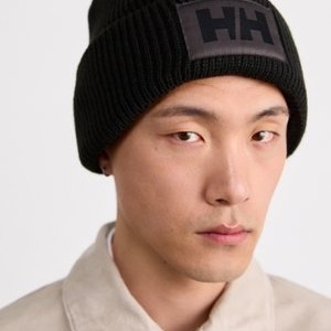 BOX BEANIE UNISEX - Beanie - schwarz