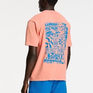 FINN PARADISE BLOCK - Print T-shirt - orange coral FINN PARADISE BLOCK - Print T-shirt - orange coral