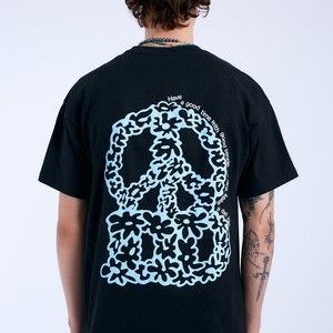 TROOPER - Print T-shirt - black dd peace TROOPER - Print T-shirt - black dd peace