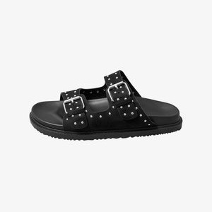 EXTRA WIDE FIT BUCKLE STRAP - Mules - black EXTRA WIDE FIT BUCKLE STRAP - Mules - black
