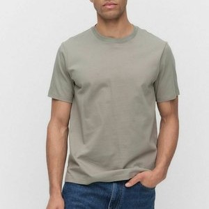 LOGAN HEAVY - Basic T-shirt - lt green LOGAN HEAVY - Basic T-shirt - lt green