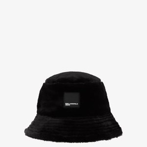 FAUX FUR BUCKET - Hat - black FAUX FUR BUCKET - Hat - black