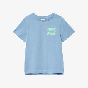 WITH RONT- UND RÜCKENPRINT - Print T-shirt - himmelblau WITH RONT- UND RÜCKENPRINT - Print T-shirt - himmelblau