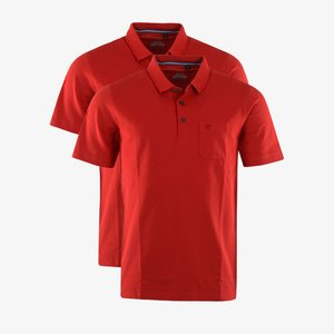 2ER PACK - Polo shirt - lava 2ER PACK - Polo shirt - lava