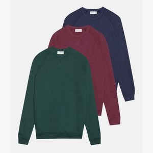3 PACK - Sweatshirt - dark blue/dark green/bordeaux 3 PACK - Sweatshirt - dark blue/dark green/bordeaux