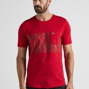 Print T-shirt - red Print T-shirt - red